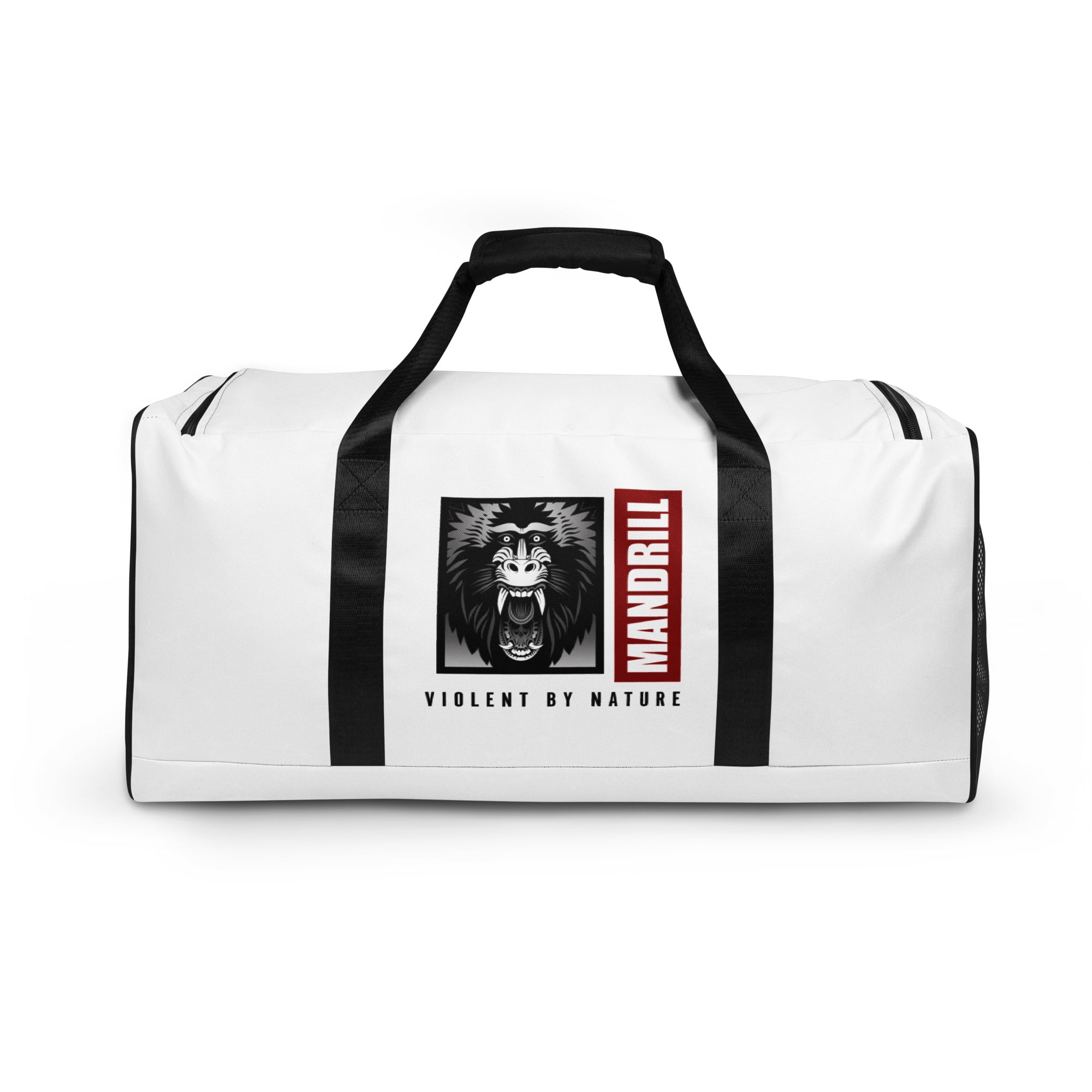 White Mandrill Duffle bag