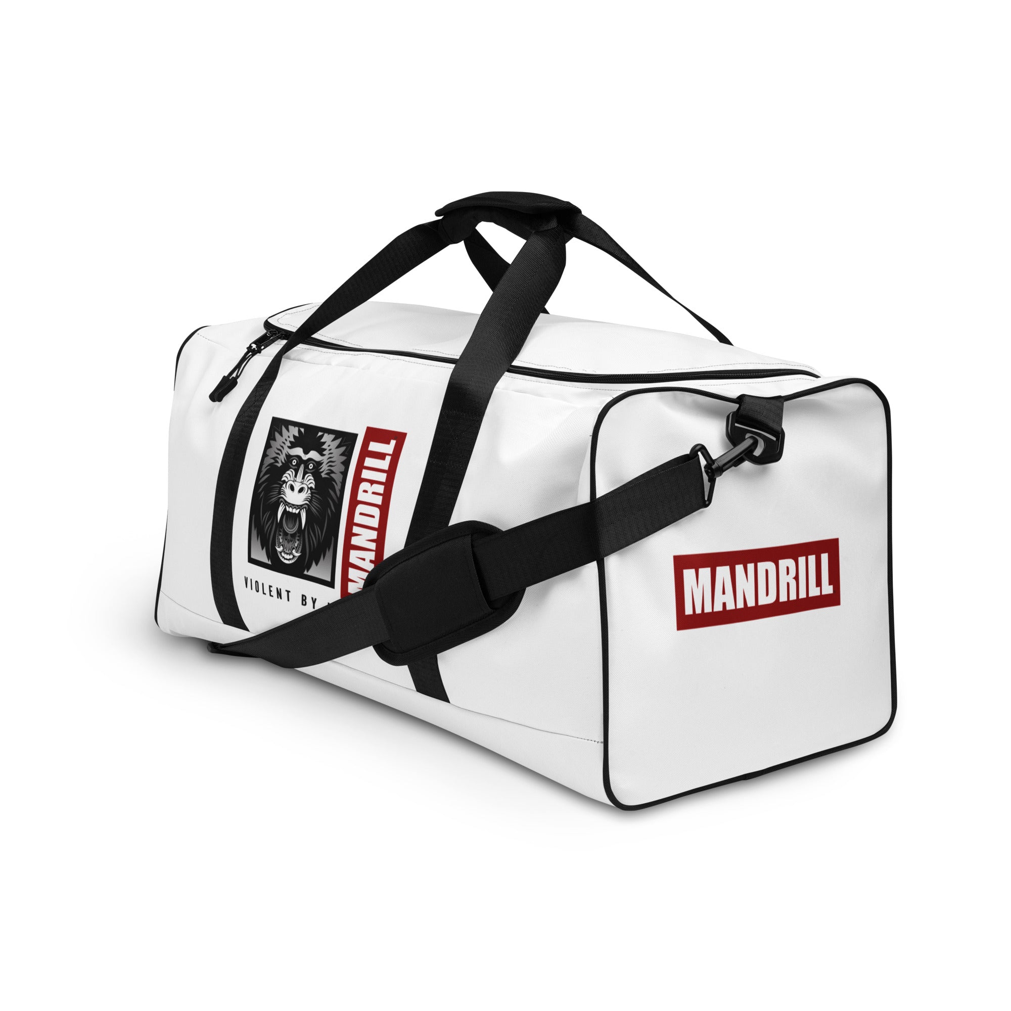 White Mandrill Duffle bag