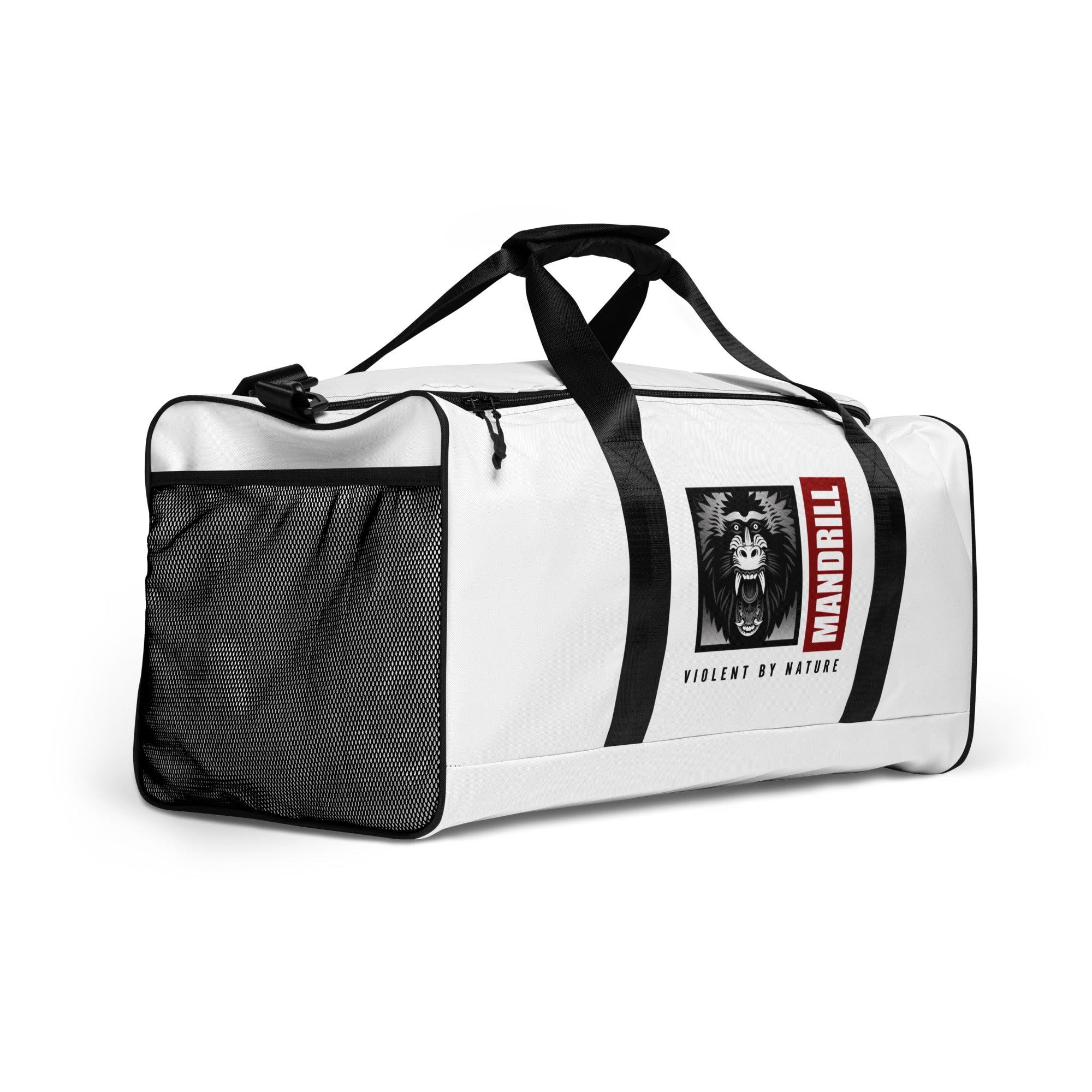 White Mandrill Duffle bag