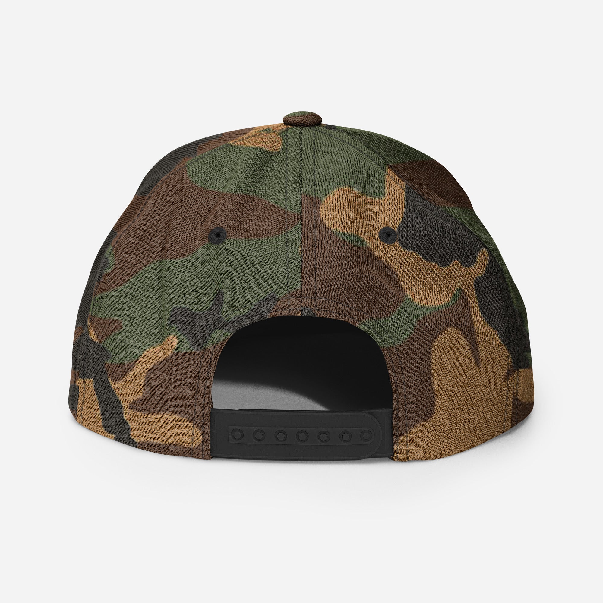 Mandrill Red Logo Camo Snapback Hat